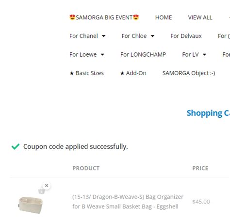 samorga discount code.